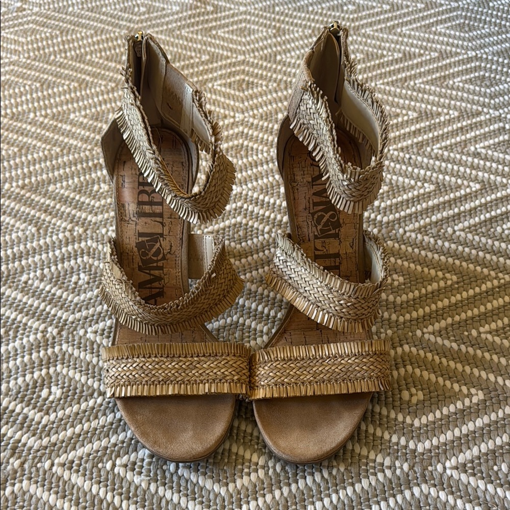 Sam & Libby Straw Sandals